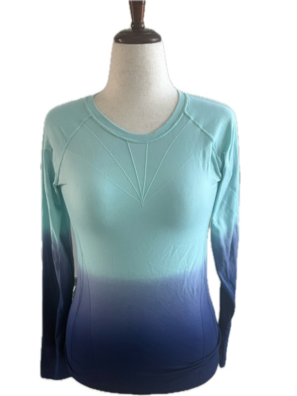 Climawear | Workout Performance Top in a blue ombre fade | Sz M | VGC